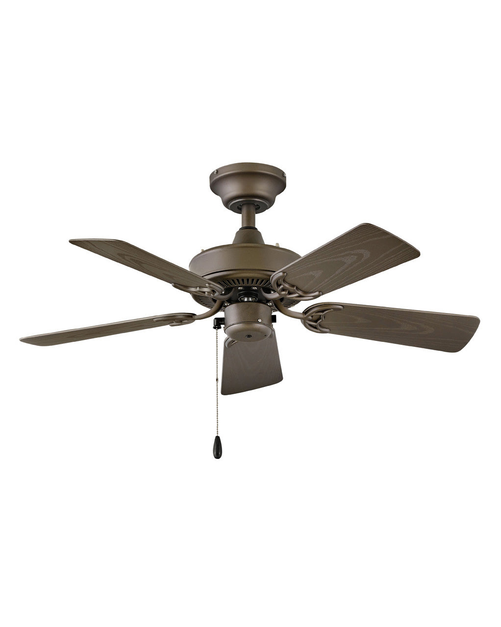 Hinkley Cabana Fan Outdoor Ceiling Fans Hinkley 36 Metallic Matte Bronze Metallic Matte Bronze