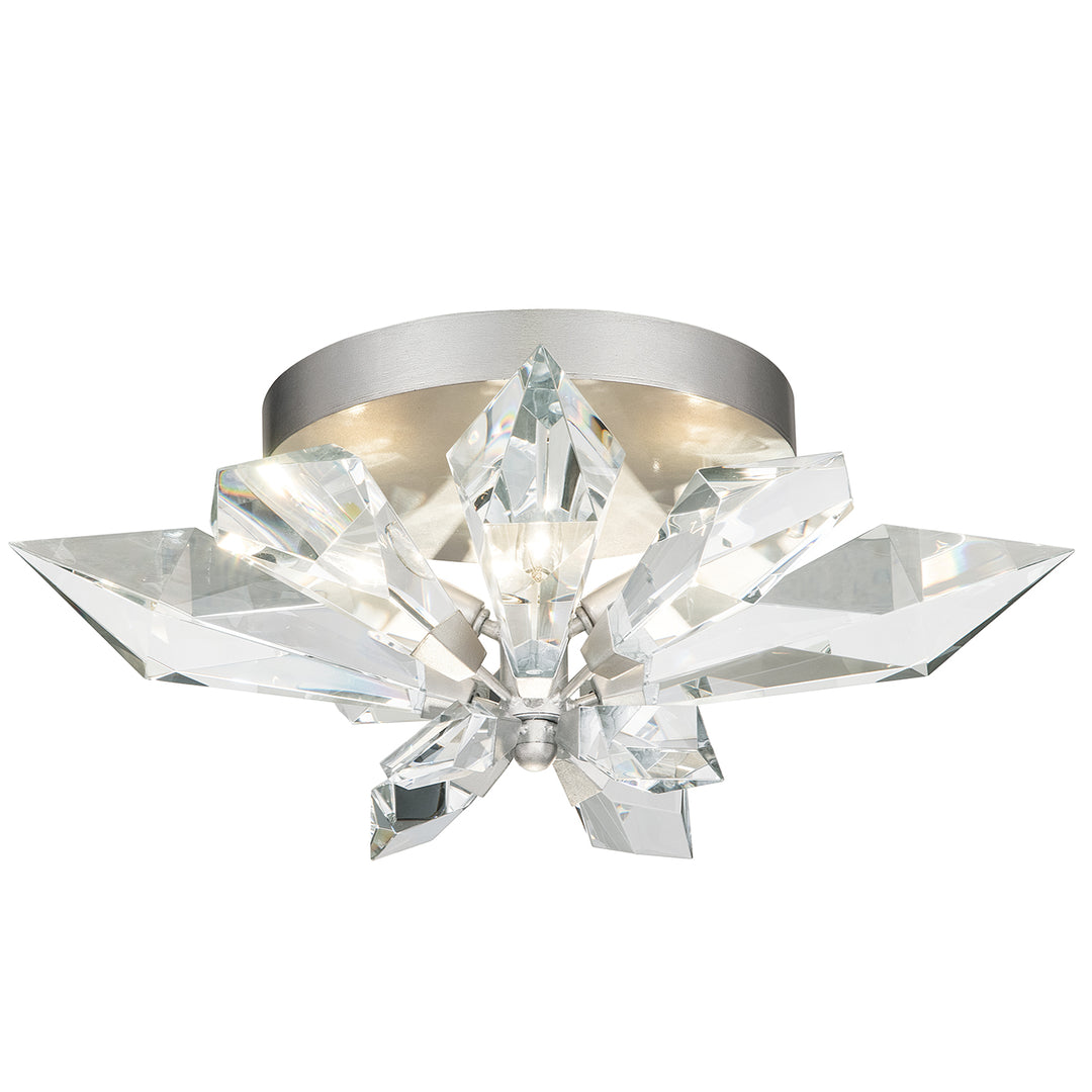 Fine Art Handcrafted Lighting Foret Flush Mount Ceiling Flush Mounts Fine Art Handcrafted Lighting Silver Leaf  