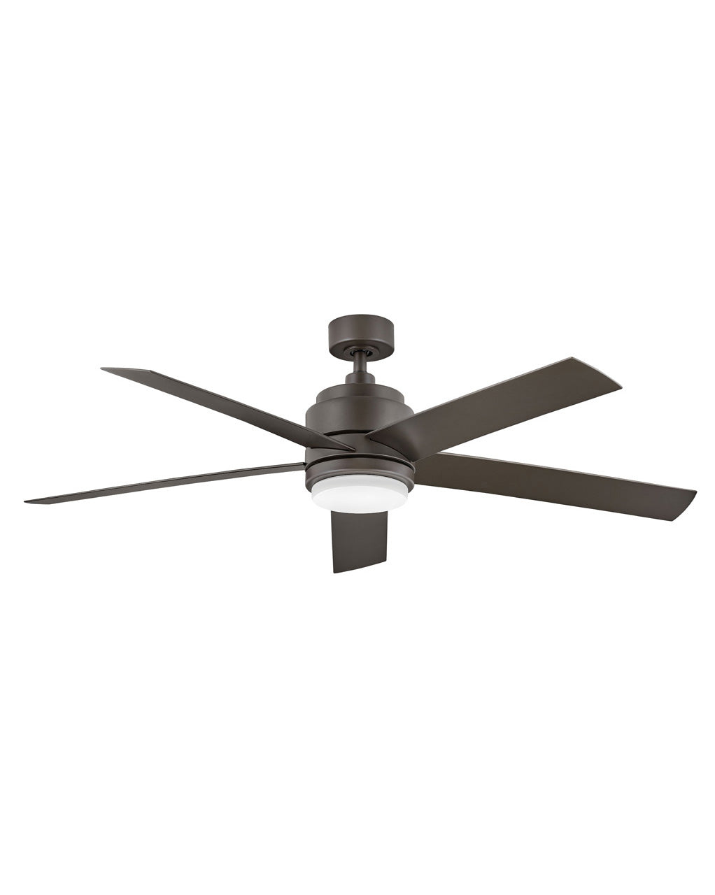 Hinkley Tier LED Fan Outdoor Ceiling Fans Hinkley 54 Metallic Matte Bronze Metallic Matte Bronze