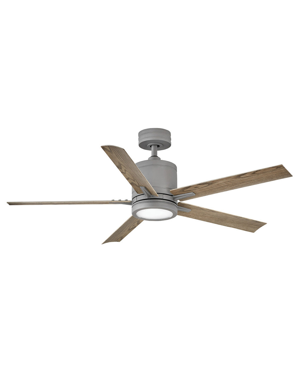 Hinkley Vail LED Fan Outdoor Ceiling Fans Hinkley 52 Graphite Driftwood