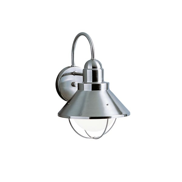 Kichler Seaside Outdoor Wall Outdoor Wall Lights Kichler Brushed Nickel 10.25x14.25