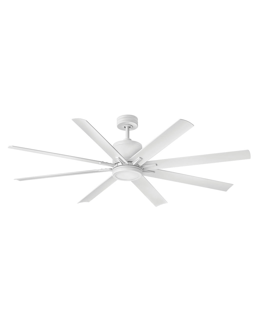 Hinkley Vantage LED Fan Outdoor Ceiling Fans Hinkley 66 Matte White Matte White