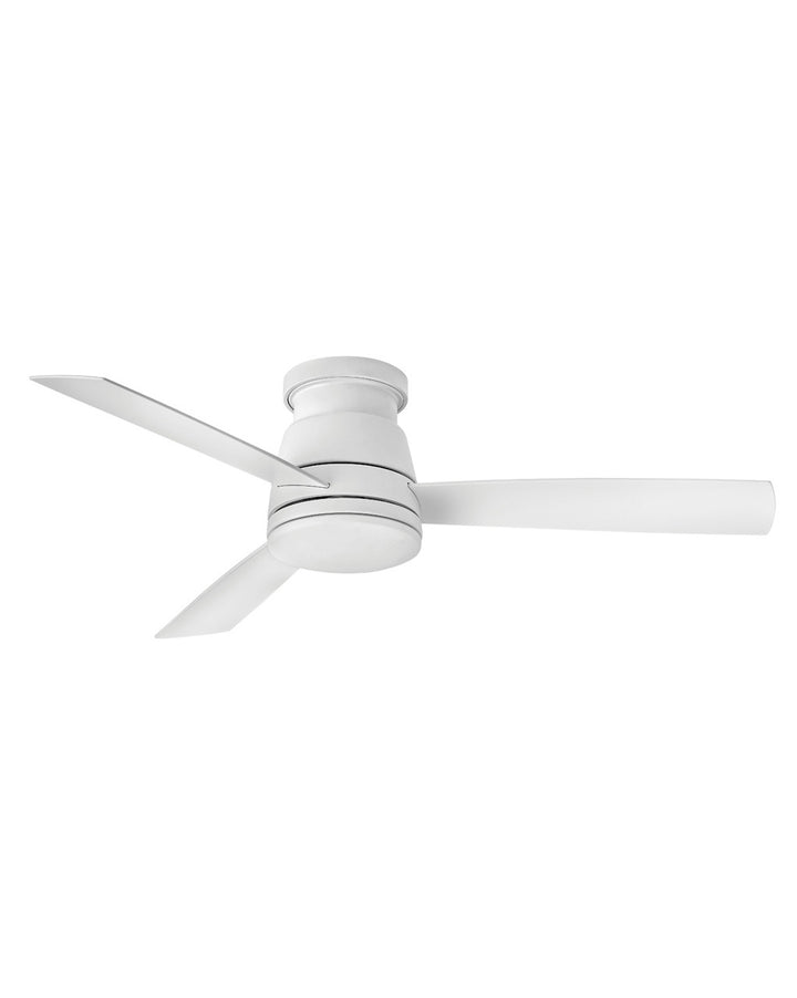 Hinkley Trey LED Fan Outdoor Ceiling Fans Hinkley 52 Matte White Matte White