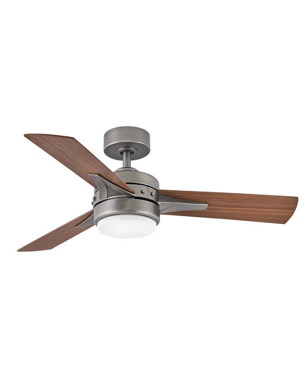 Hinkley Ventus LED Fan Outdoor Ceiling Fans Hinkley 44 Pewter Driftwood, Teak