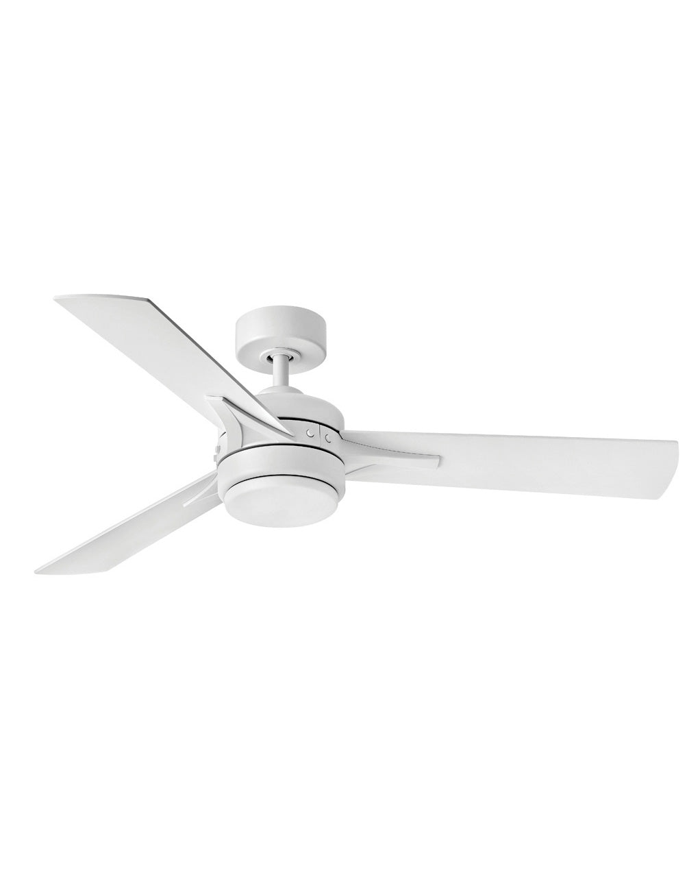 Hinkley Ventus LED Fan Outdoor Ceiling Fans Hinkley 52 Matte White Matte White, Weathered Wood