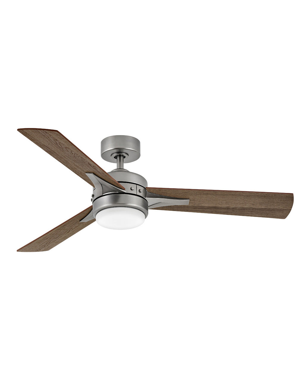 Hinkley Ventus LED Fan Outdoor Ceiling Fans Hinkley 52 Pewter Driftwood, Teak