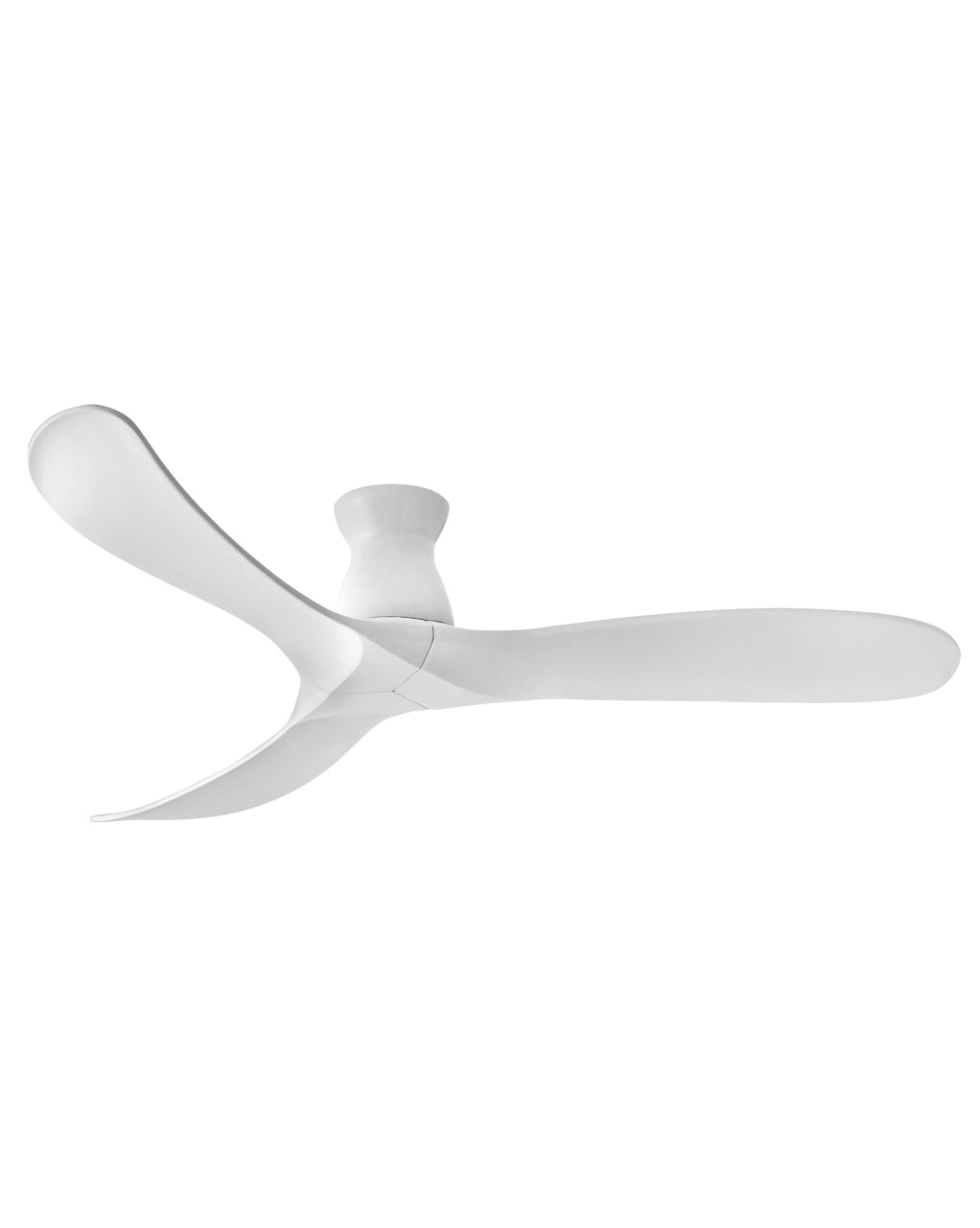 Hinkley Swell Flush Fan Outdoor Ceiling Fans Hinkley 60 Matte White Matte White