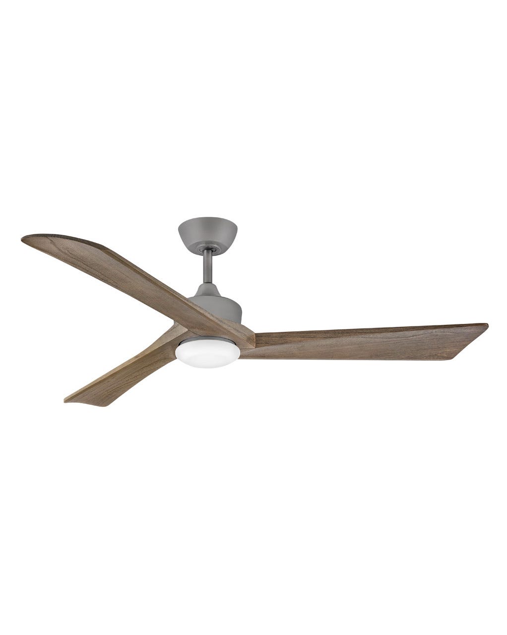 Hinkley Sculpt LED Fan Outdoor Ceiling Fans Hinkley 60 Graphite Driftwood