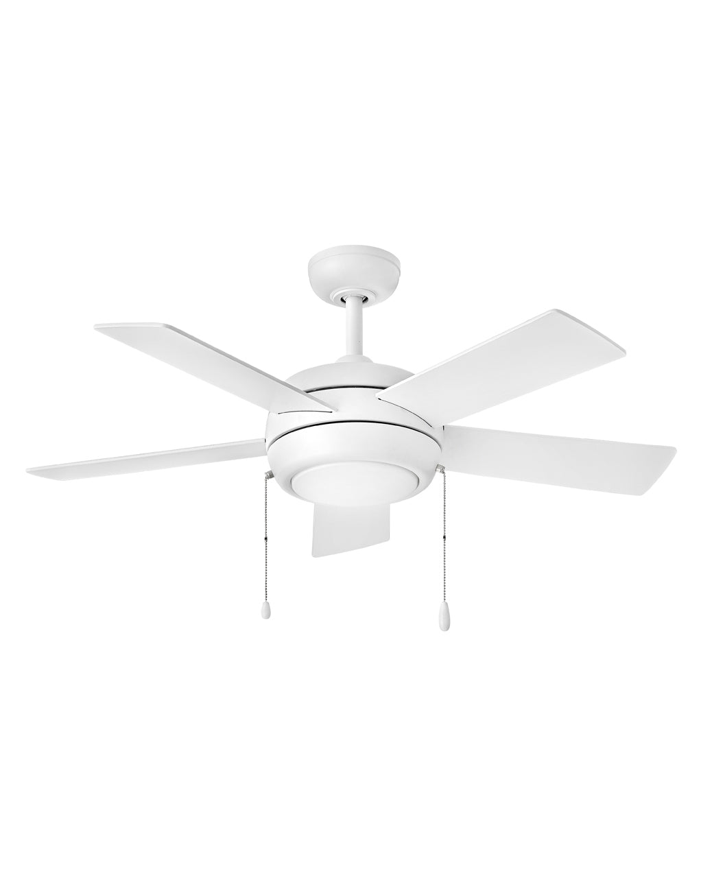 Hinkley Croft LED Fan Outdoor Ceiling Fans Hinkley 42 Chalk White Chalk White, Weathered Wood