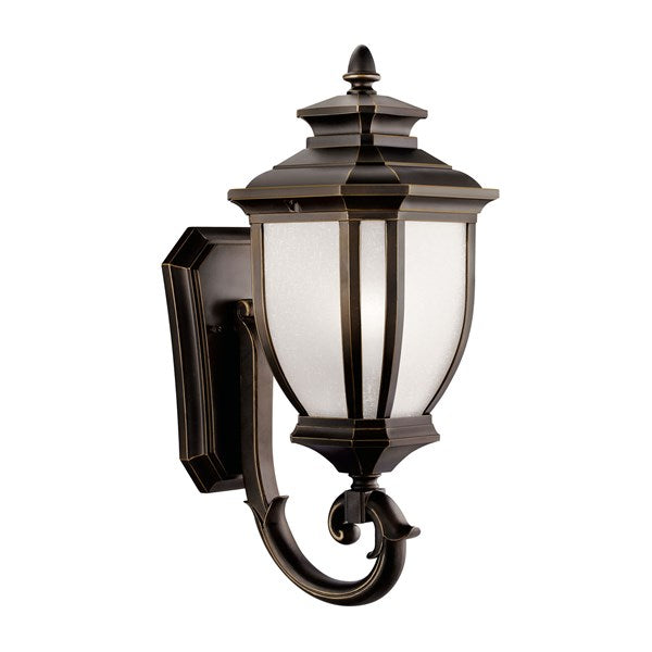 Kichler Salisbury  Outdoor Wall Outdoor Wall Lights Kichler Rubbed Bronze 8x19.25 