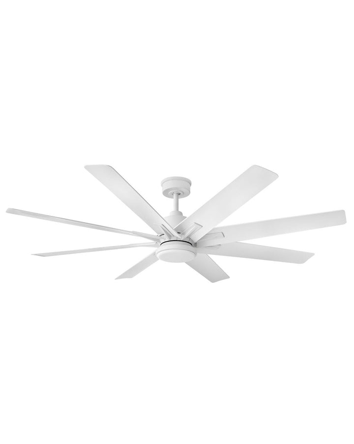 Hinkley Concur LED Fan Outdoor Ceiling Fans Hinkley 66 Matte White Matte White