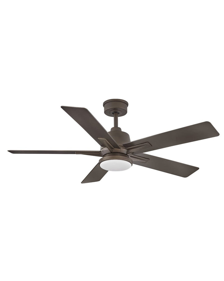 Hinkley Alta LED Fan Outdoor Ceiling Fans Hinkley 52 Metallic Matte Bronze Metallic Matte Bronze