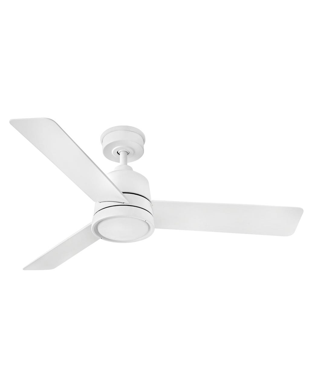 Hinkley Chet LED Fan Outdoor Ceiling Fans Hinkley 48 Matte White Matte White