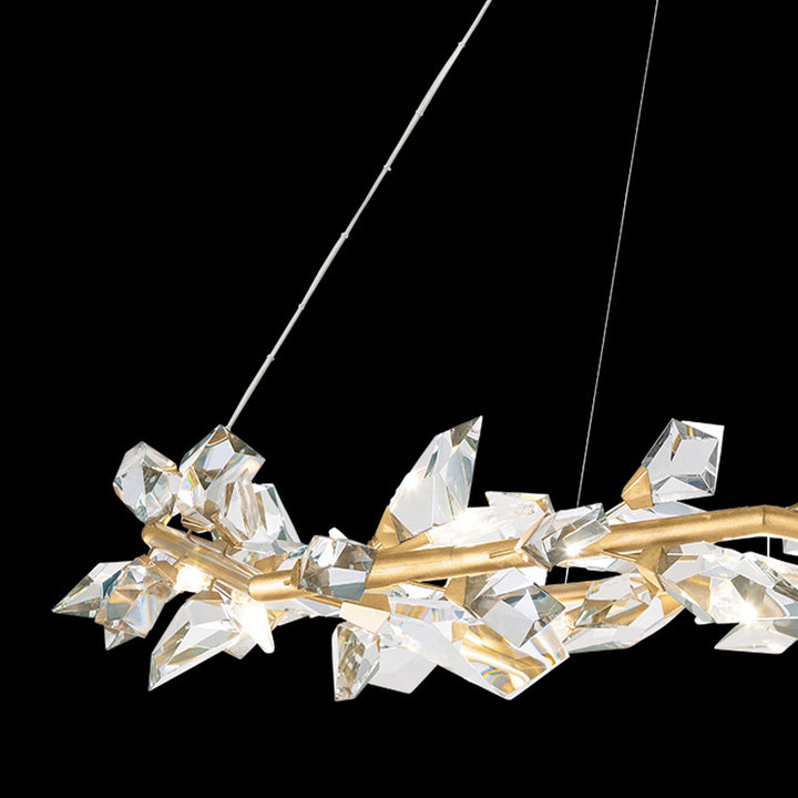 Fine Art Handcrafted Lighting Foret 55"W Round Pendant 909540 (Model 909540)