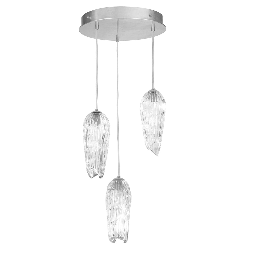 Fine Art Handcrafted Lighting Las Olas Pendant Pendants Fine Art Handcrafted Lighting Silver  