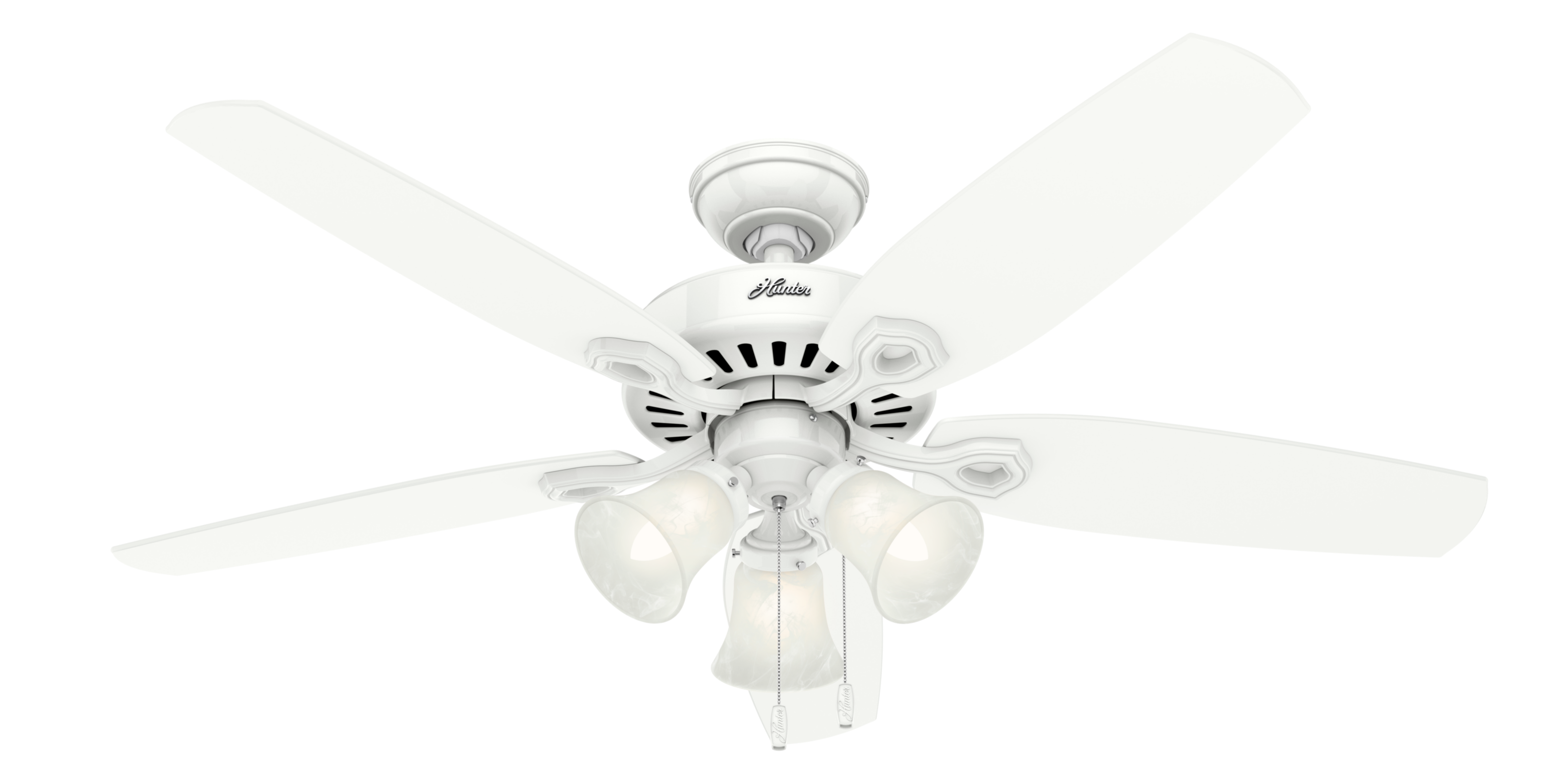 Hunter 52 inch Builder Ceiling Fan with LED Light Kit and Pull Chain