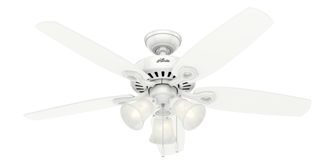 Hunter 52 inch Builder Ceiling Fan with LED Light Kit and Pull Chain