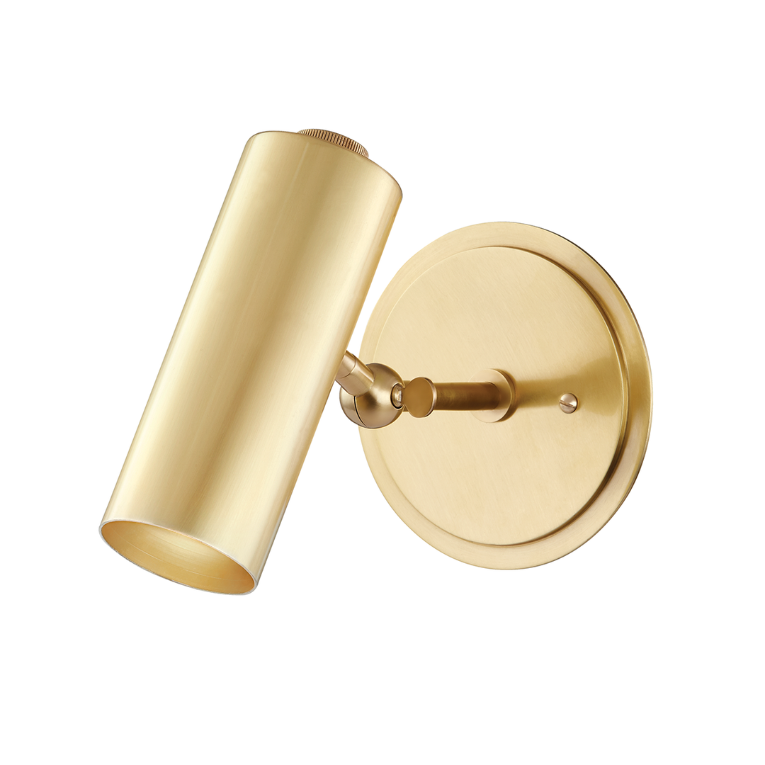 Hudson Valley Lighting Bushwick Wall Sconce Wall Sconces Hudson Valley Lighting Aged Brass  