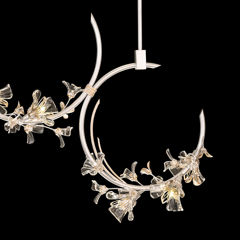 Fine Art Handcrafted Lighting Azu 55"W Linear Pendant (Model 915340)