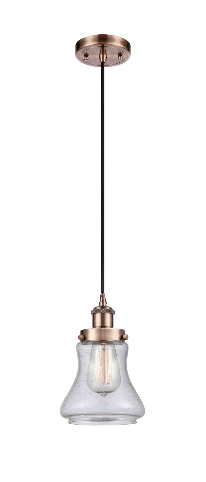 Innovations Lighting Bellmont 6" Mini Pendant - Antique Copper Mini-Pendants Innovations Lighting   