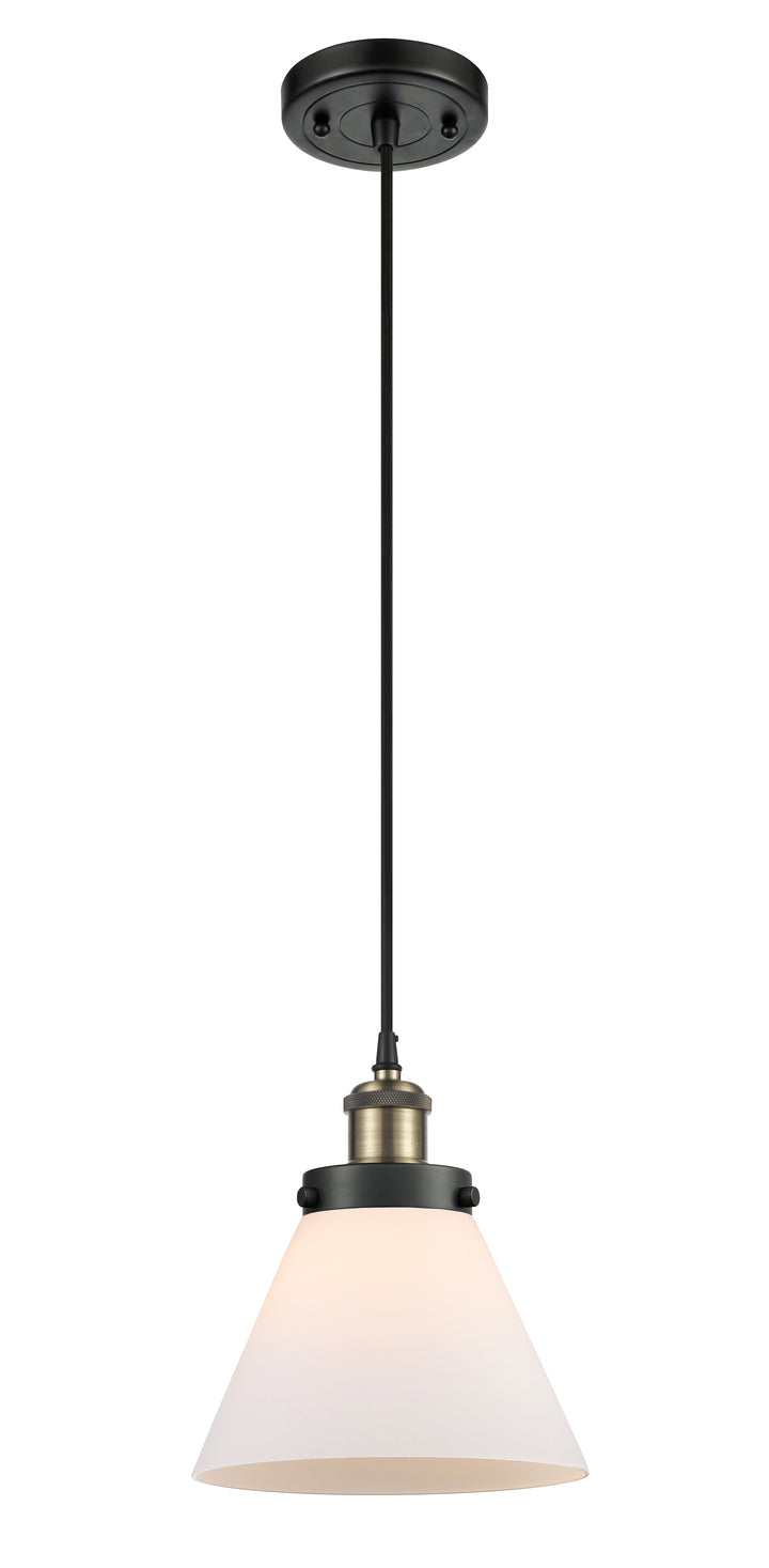 Innovations Lighting Cone 8" Mini Pendant - Black Antique Brass