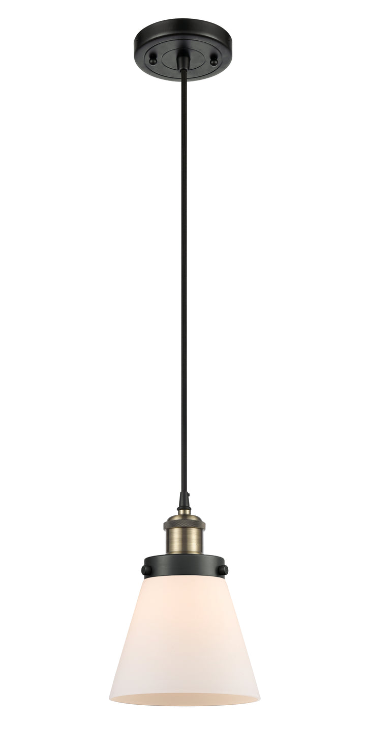 Innovations Lighting Cone 6" Mini Pendant - Black Antique Brass