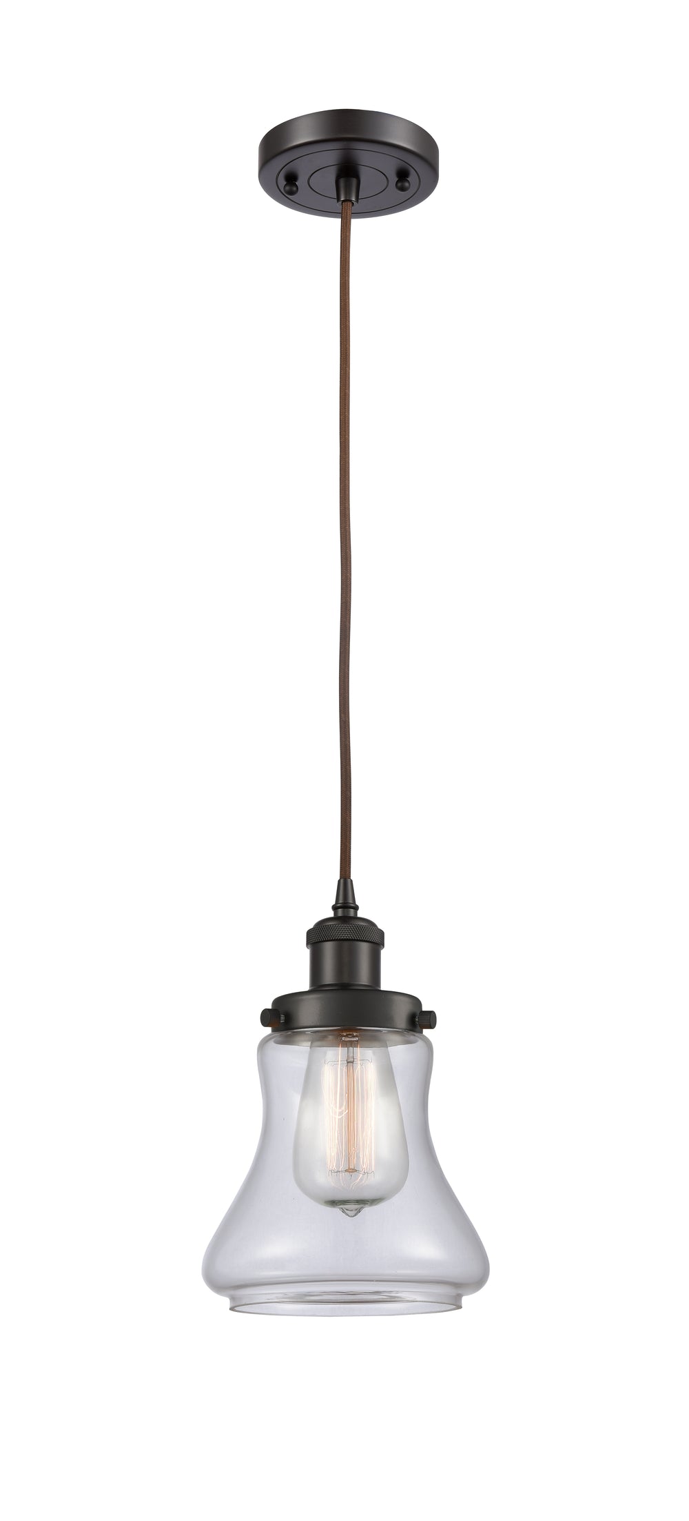 Innovations Lighting Bellmont 6" Mini Pendant - Oil Rubbed Bronze Mini-Pendants Innovations Lighting   