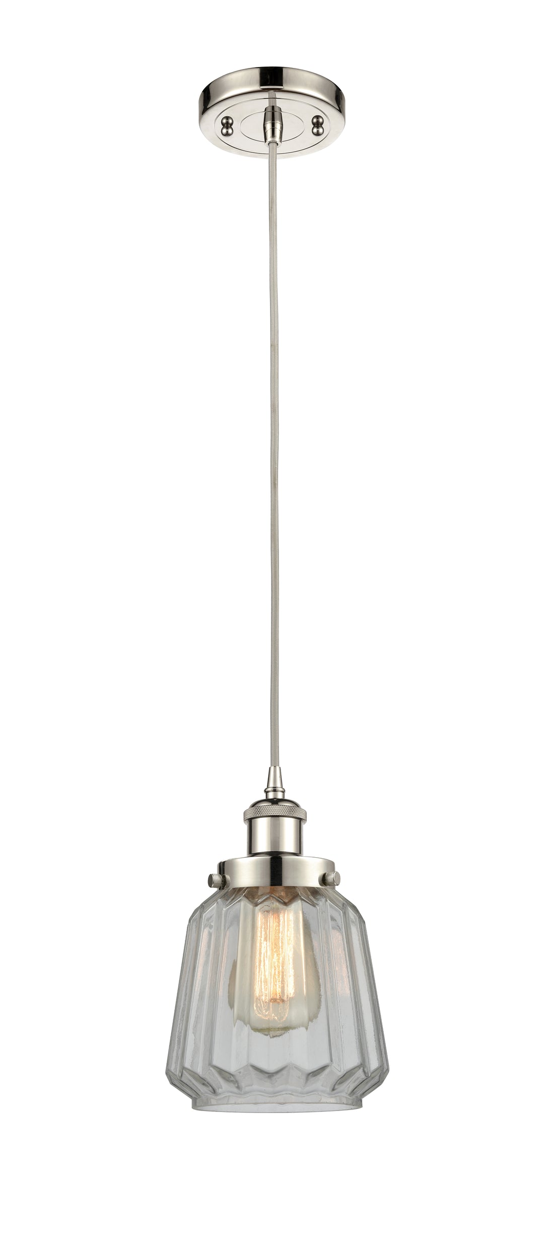 Innovations Lighting Chatham 6" Mini Pendant - Polished Nickel