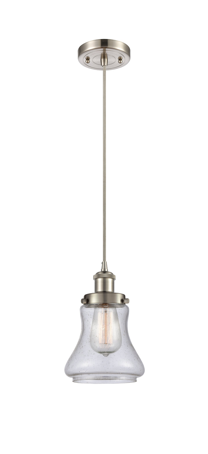 Innovations Lighting Bellmont 6" Mini Pendant - Brushed Satin Nickel Mini-Pendants Innovations Lighting   