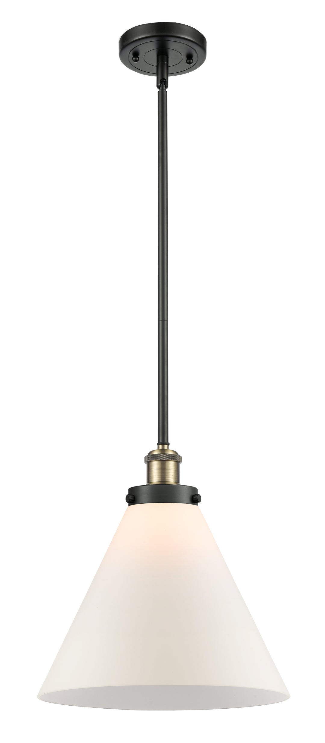 Innovations Lighting Cone 12" Mini Pendant - Black Antique Brass