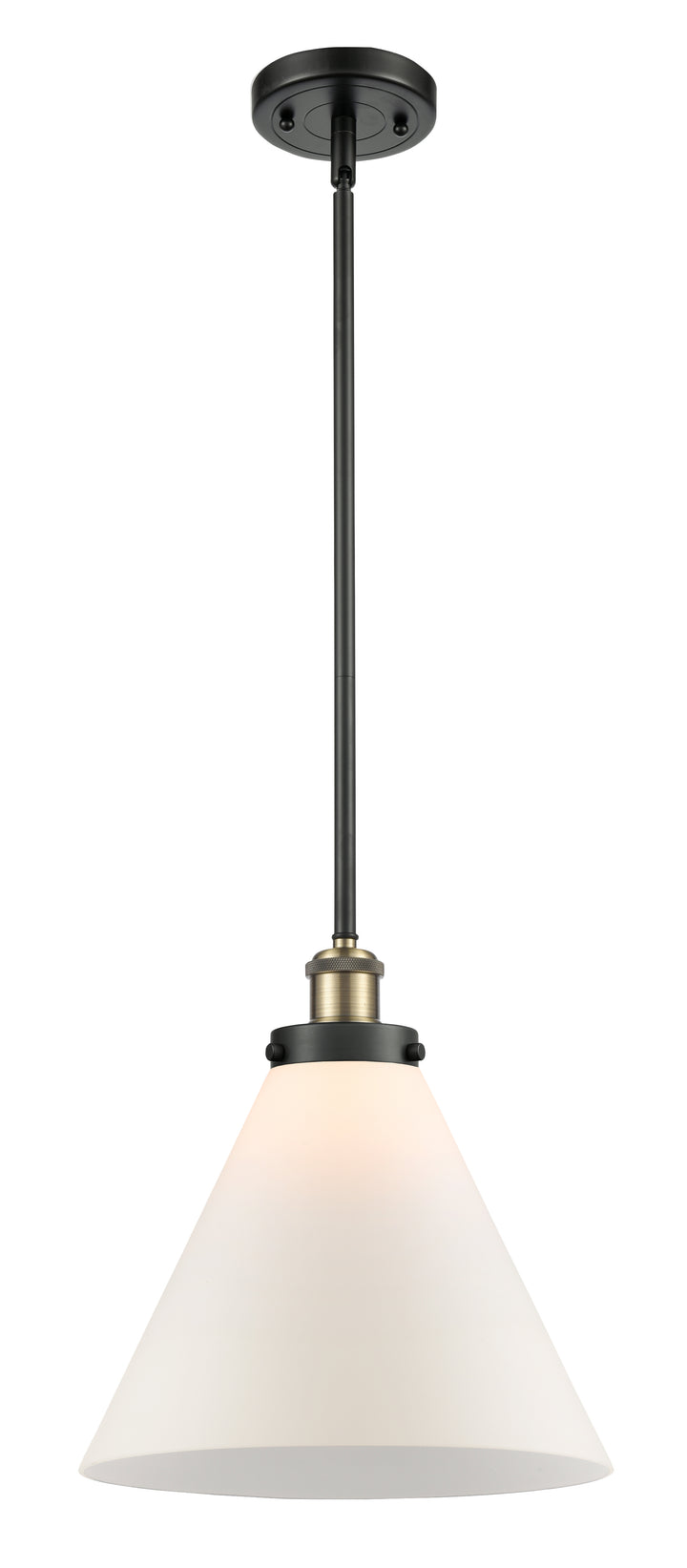 Innovations Lighting Cone 12" Mini Pendant - Black Antique Brass