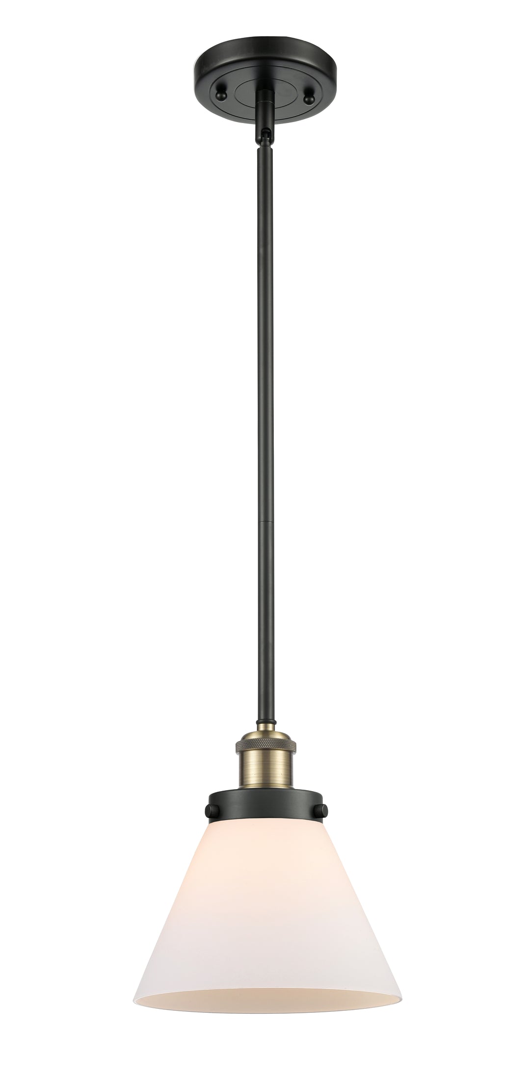 Innovations Lighting Cone 8" Mini Pendant - Black Antique Brass