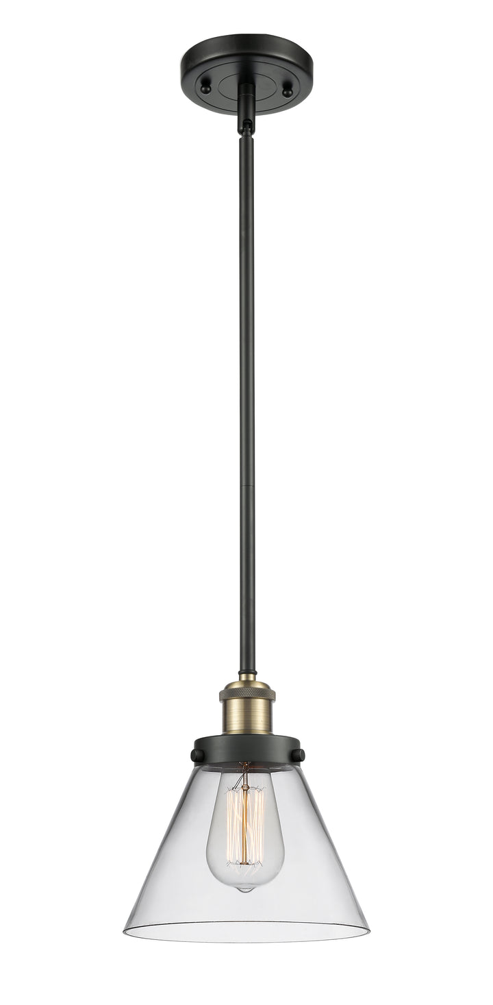 Innovations Lighting Cone 8" Mini Pendant - Black Antique Brass