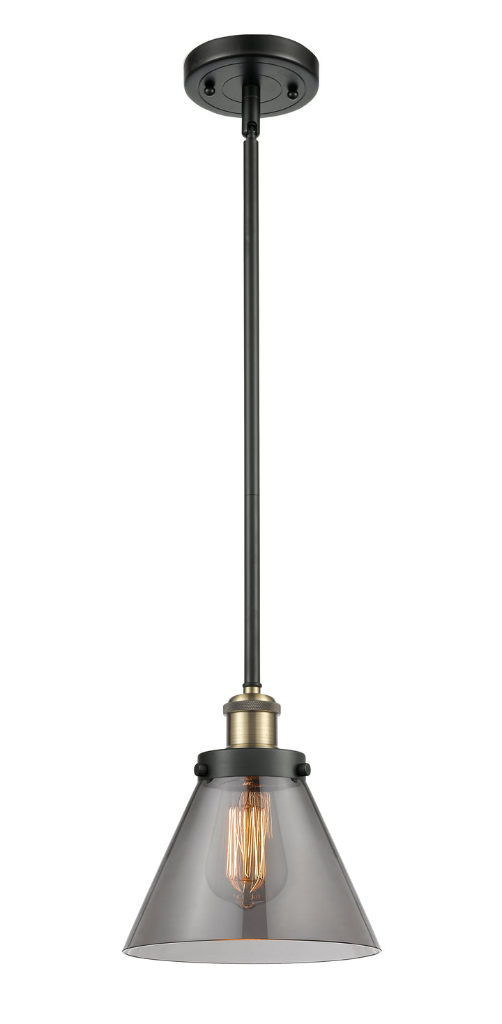 Innovations Lighting Cone 8" Mini Pendant - Black Antique Brass
