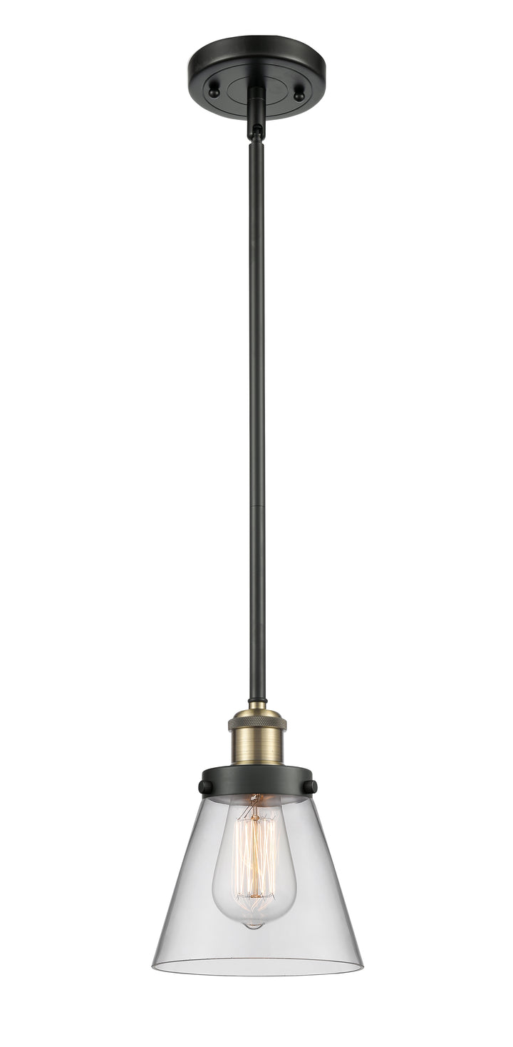 Innovations Lighting Cone 6" Mini Pendant - Black Antique Brass