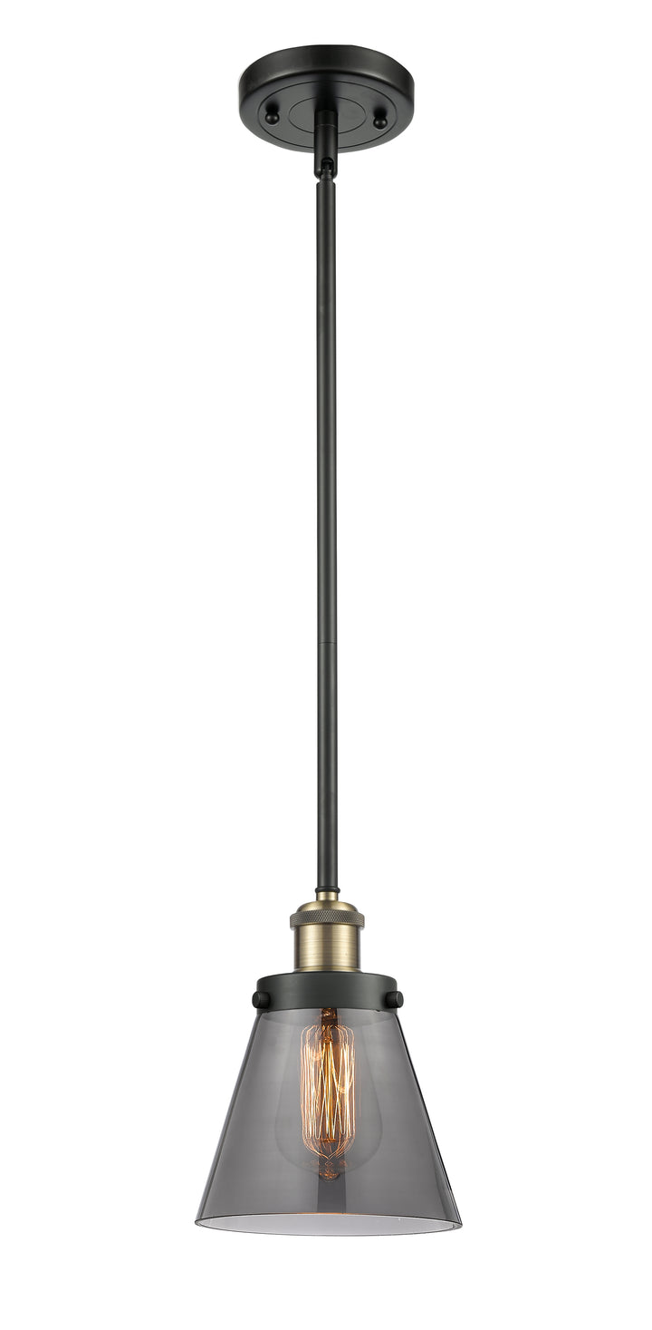 Innovations Lighting Cone 6" Mini Pendant - Black Antique Brass