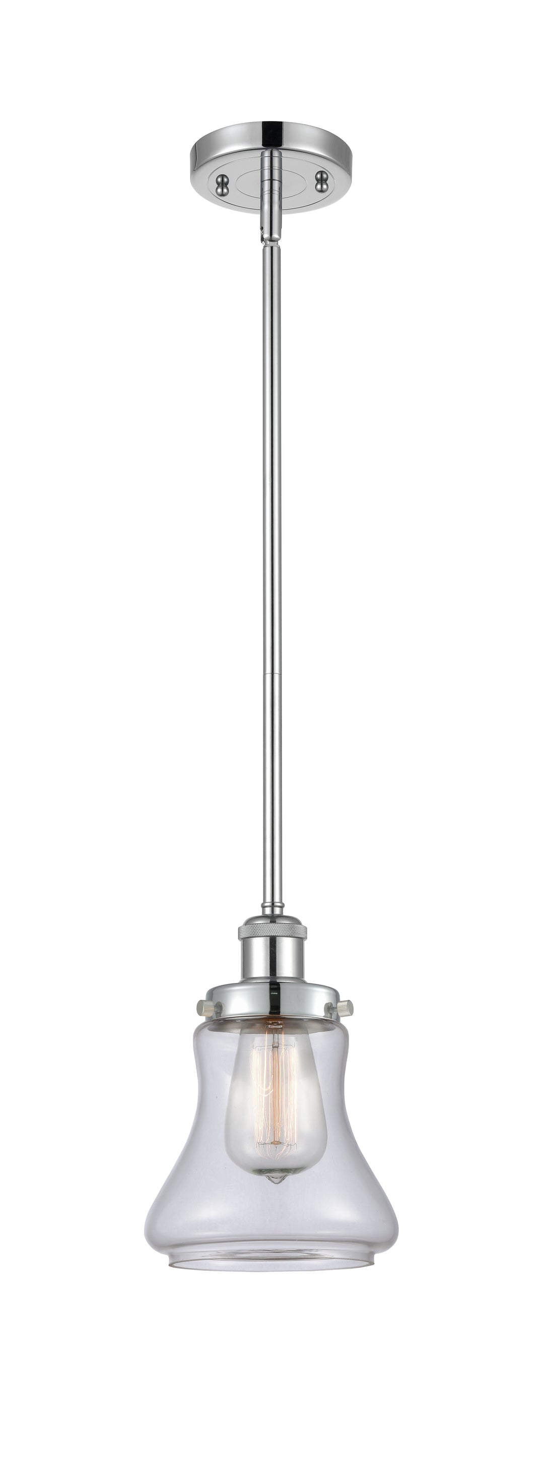 Innovations Lighting Bellmont 6" Mini Pendant - Polished Chrome Mini-Pendants Innovations Lighting Clear ; Glass Type: Transparent  