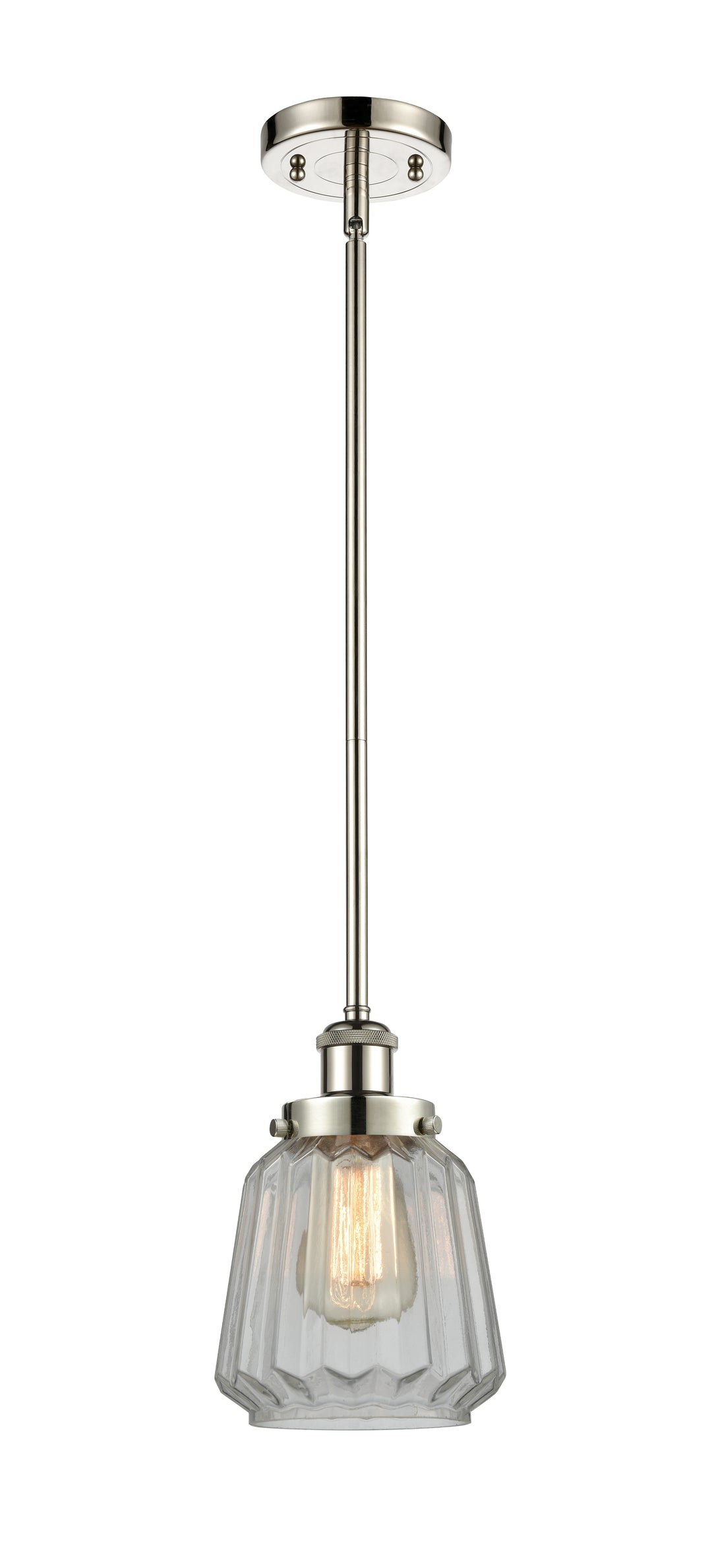 Innovations Lighting Chatham 6" Mini Pendant - Polished Nickel