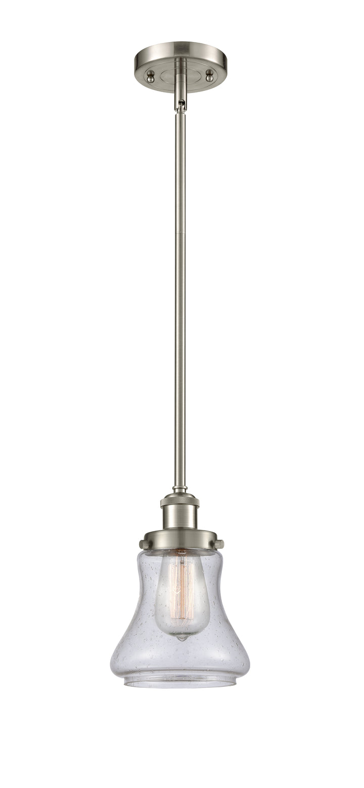 Innovations Lighting Bellmont 6" Mini Pendant - Brushed Satin Nickel Mini-Pendants Innovations Lighting Seedy ; Glass Type: Seedy  