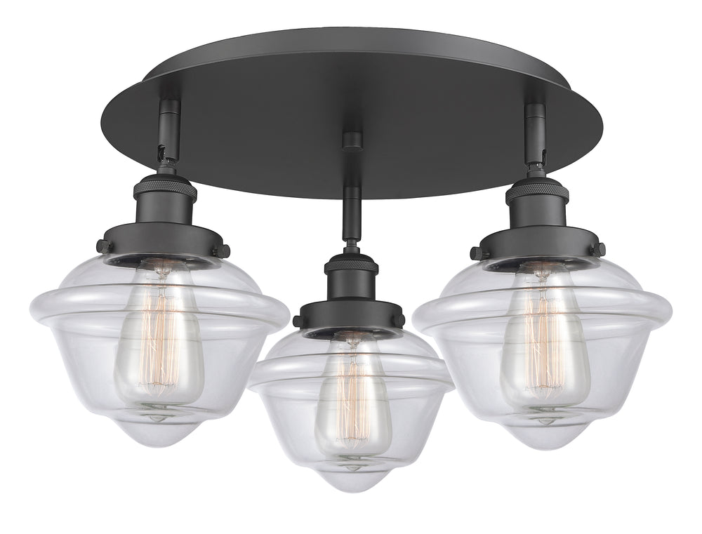 Innovations Lighting Oxford Flush Mount - Matte Black