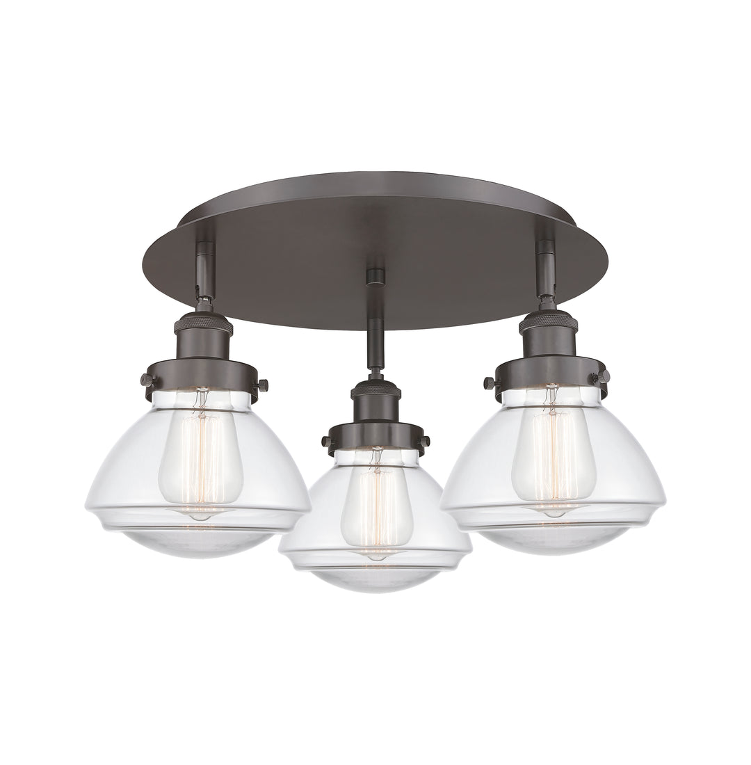 Innovations Lighting Olean Flush Mount - Oil Rubbed Bronze