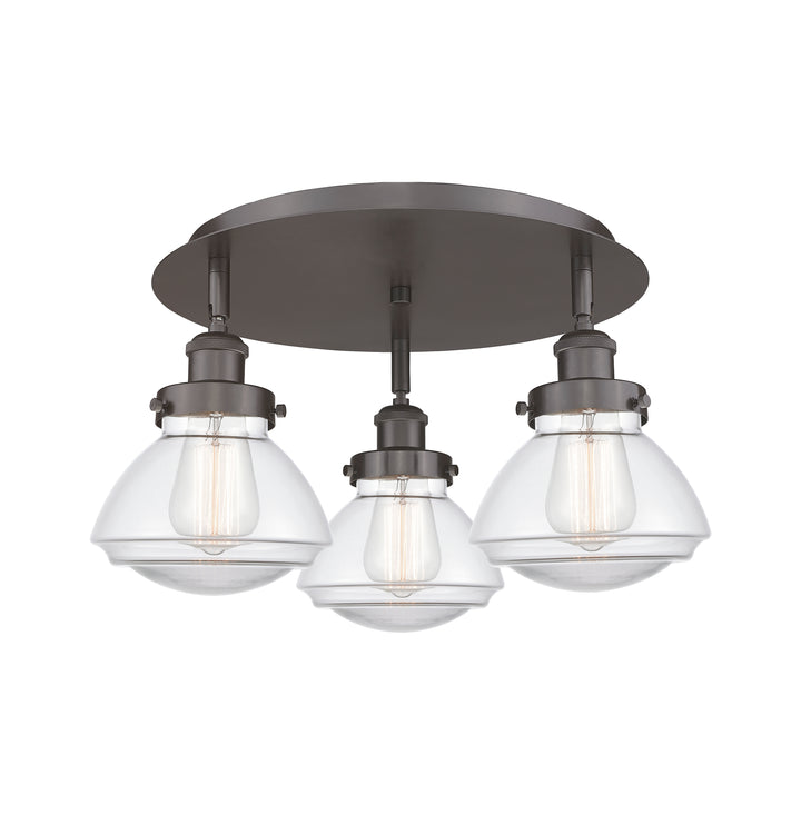 Innovations Lighting Olean Flush Mount - Oil Rubbed Bronze