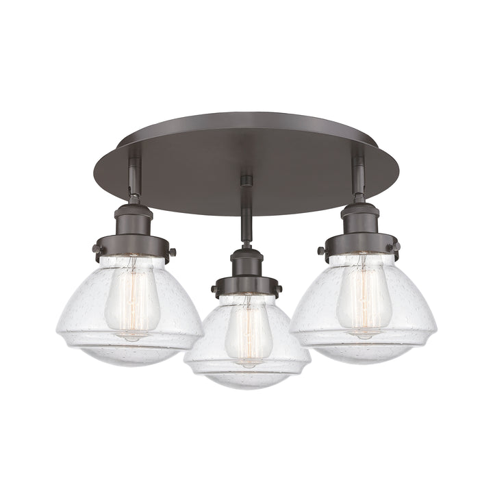 Innovations Lighting Olean Flush Mount - Oil Rubbed Bronze