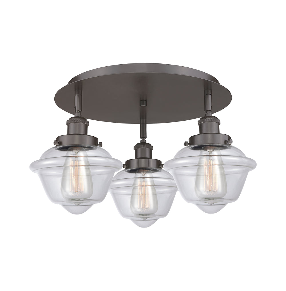 Innovations Lighting Oxford Flush Mount - Oil Rubbed Bronze