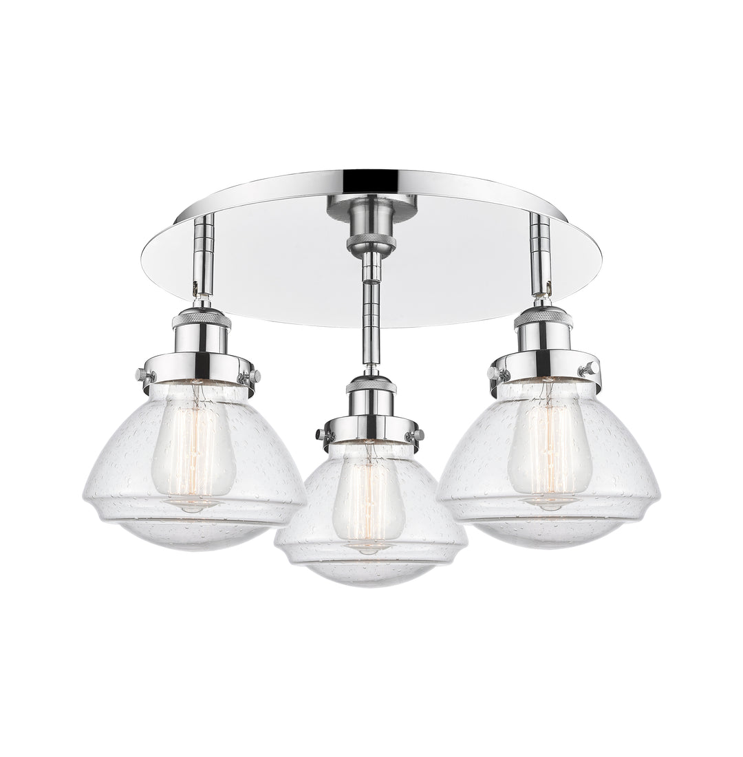 Innovations Lighting Olean Flush Mount - Polished Chrome