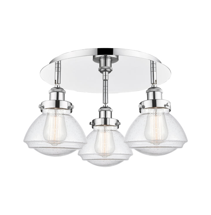 Innovations Lighting Olean Flush Mount - Polished Chrome