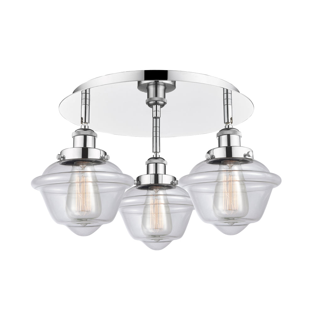 Innovations Lighting Oxford Flush Mount - Polished Chrome