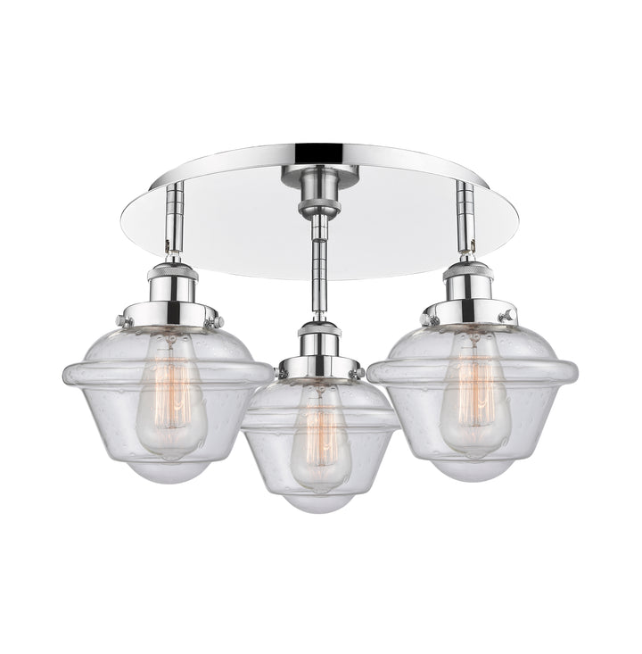 Innovations Lighting Oxford Flush Mount - Polished Chrome