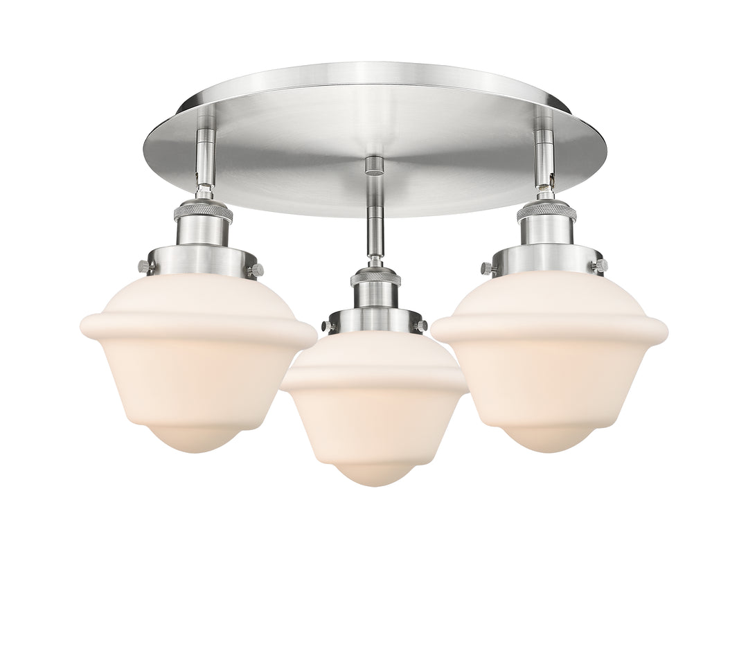 Innovations Lighting Oxford Flush Mount - Satin Nickel