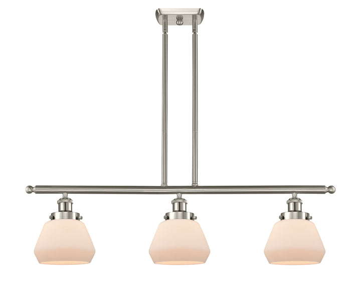 Innovations Lighting Fulton 6" Island Light - Brushed Satin Nickel